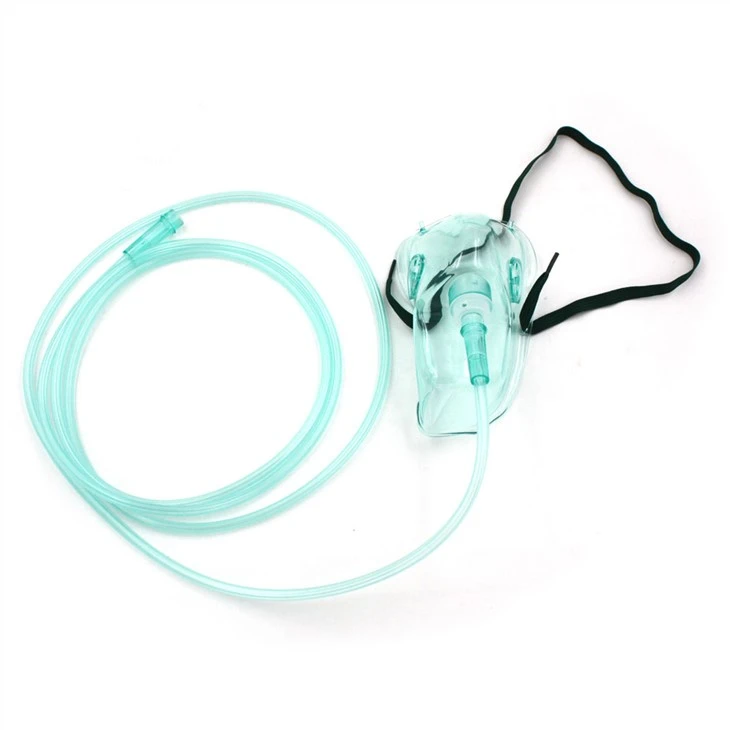 Cov Neeg Kho Mob Pov Tseg Saib Xyuas Qhov Loj Lub ntsej muag Oxygen Mask